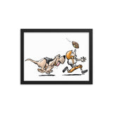 Football Hound Browns Framed poster - The Bloodhound Shop