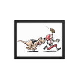 Football Hound Chiefs Framed poster - The Bloodhound Shop