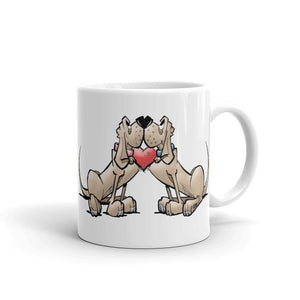 Hound Love (Two Red Hounds) Mug - The Bloodhound Shop