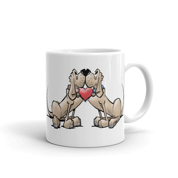 Hound Love (Two Red Hounds) Mug - The Bloodhound Shop