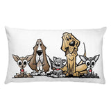 Blood is Thicker Lineup Rectangular Pillow - The Bloodhound Shop