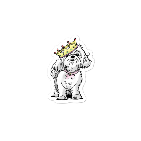 Maltese Royalty FBC Bubble-free stickers | The Bloodhound Shop