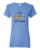 How to Walk a Hound Women's short sleeve t-shirt - The Bloodhound Shop