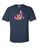 Breast Cancer Awareness Dark Short sleeve t-shirt - The Bloodhound Shop