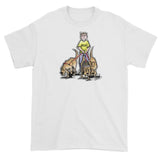 Three Rescue Hounds Short sleeve t-shirt - The Bloodhound Shop