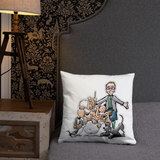 Tim's Wrecking Ball Crew With Tim Basic Pillow - The Bloodhound Shop