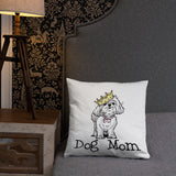 Maltese- Dog Mom FBC Basic Pillow - The Bloodhound Shop