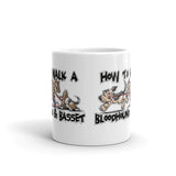 How to Walk a Basset and a Bloodhound Mug - The Bloodhound Shop