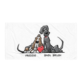 Tim's Freddie/Basil Love Towel - The Bloodhound Shop