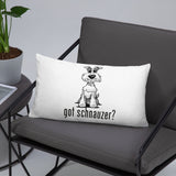 Schnauzer- Got Schnauzer? FBC Basic Pillow - The Bloodhound Shop