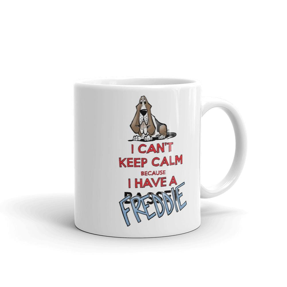 Tim's Keep Calm Freddie Mug - The Bloodhound Shop