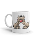 Hound Love (Two Red Hounds) Mug - The Bloodhound Shop