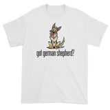 More Dogs Got German Shepherd? short sleeve t-shirt - The Bloodhound Shop