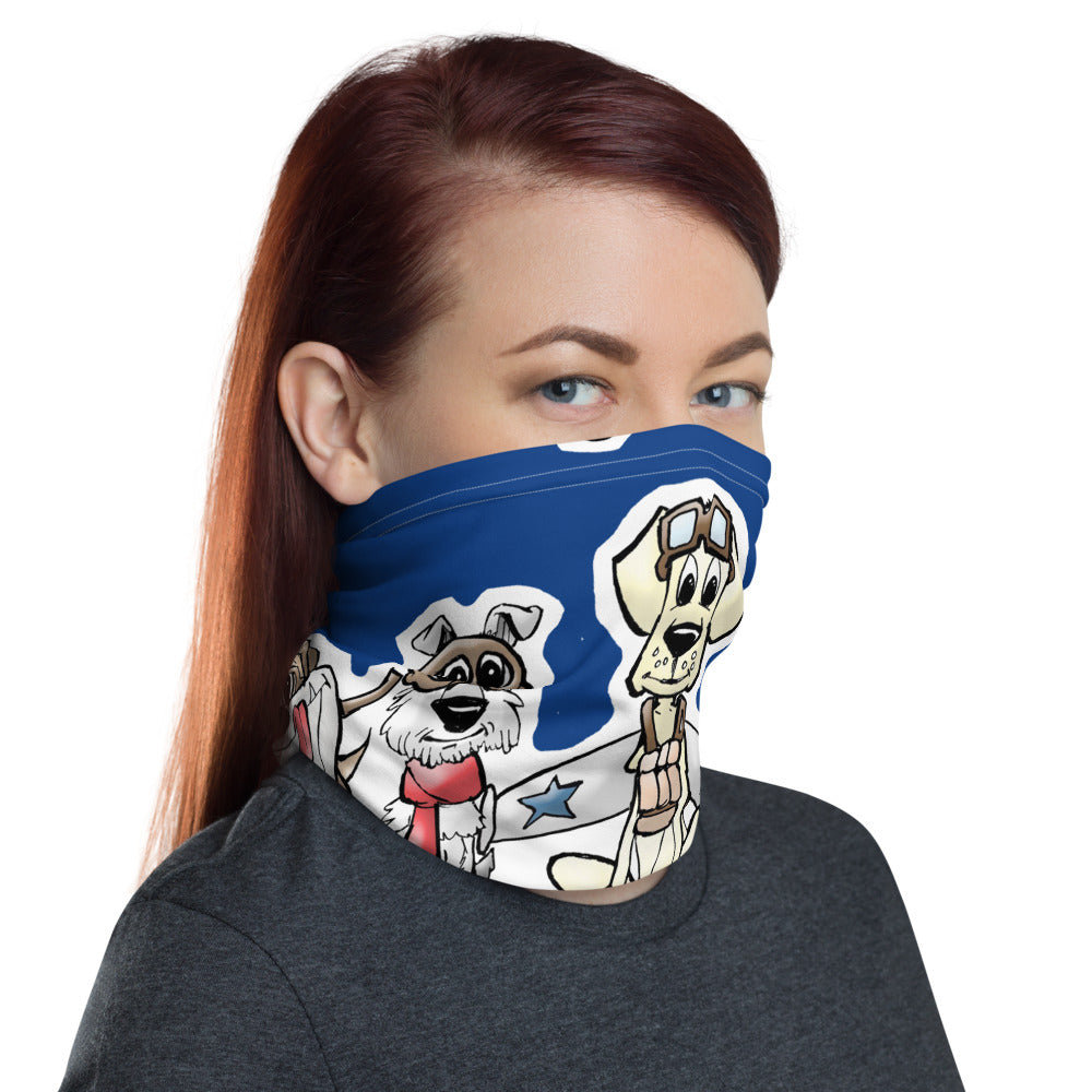 Gaiter Mask Dog Face Neck Gaiter Brittany Spaniel Lightweight Neck