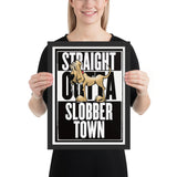 Slobber Town Framed poster