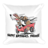 Tim's Wrecking Ball Crew Freddie's B-Day Basic Pillow - The Bloodhound Shop