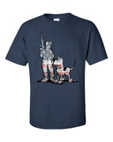 Soldier Hound Dark Short sleeve t-shirt - The Bloodhound Shop