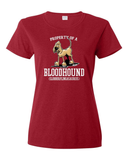Property of a Hound Women's short sleeve t-shirt - The Bloodhound Shop