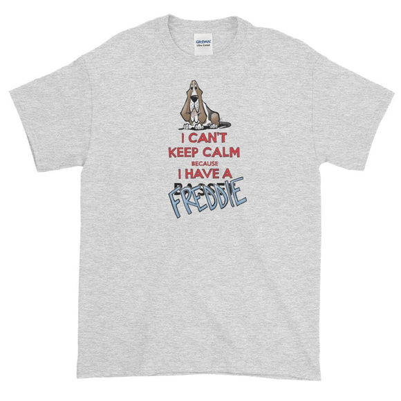 Tim's Keep Calm Freddie Short sleeve t-shirt - The Bloodhound Shop