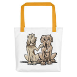 Hound and Bordeaux Tote bag - The Bloodhound Shop