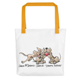 Tim's Wrecking Ball Heart Hound Tote bag - The Bloodhound Shop