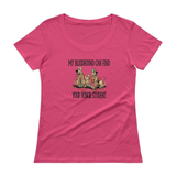 Honor Student Hound Ladies' Scoopneck T-Shirt - The Bloodhound Shop