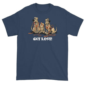 Get Lost Hounds Dark Short sleeve t-shirt - The Bloodhound Shop