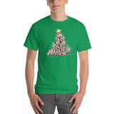 Christmas Tree Hound Short-Sleeve T-Shirt - The Bloodhound Shop