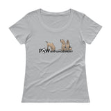 Paw Enforcement Ladies' Scoopneck T-Shirt - The Bloodhound Shop