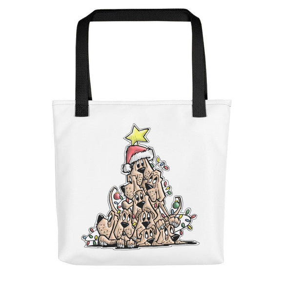 Christmas Tree Hound Tote bag - The Bloodhound Shop