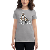 Basset- Dog Mom FBC Women's short sleeve t-shirt - The Bloodhound Shop