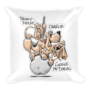Tim's Wrecking Ball Crew 3 With Names Basic Pillow - The Bloodhound Shop