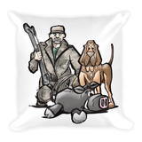 Hunter Hound Square Pillow - The Bloodhound Shop