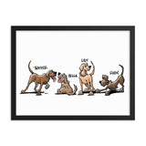 Valerie's Gang Framed poster - The Bloodhound Shop
