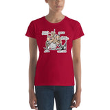 Tim's Wrecking Ball Crew w/ Names Women's short sleeve t-shirt - The Bloodhound Shop