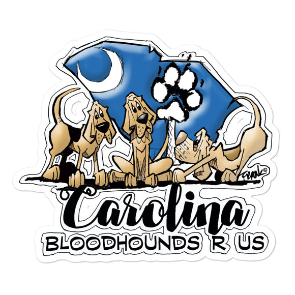 Carolina Hounds Bubble-free stickers - The Bloodhound Shop