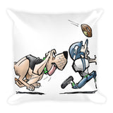 Football Hound Seahawks Basic Pillow - The Bloodhound Shop