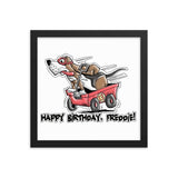 Tim's Wrecking Ball Crew Freddie's B-Day Framed poster - The Bloodhound Shop