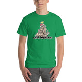 Merry Christmas Tree Hounds Short-Sleeve T-Shirt - The Bloodhound Shop
