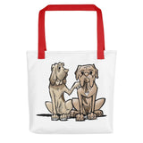 Hound and Bordeaux Tote bag - The Bloodhound Shop
