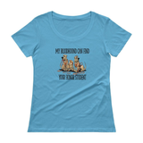 Honor Student Hound Ladies' Scoopneck T-Shirt - The Bloodhound Shop