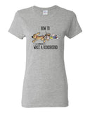 How to Walk a Hound Women's short sleeve t-shirt - The Bloodhound Shop