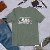 Dogs Make Me Happy Short-Sleeve Unisex T-Shirt - The Bloodhound Shop