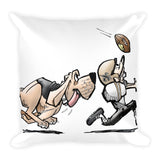 Football Hound Saints Basic Pillow - The Bloodhound Shop