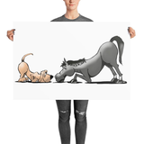 Palmer Horse'n Around Photo Paper Poster - The Bloodhound Shop