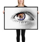 Eye of the Hound Melinda 1 Framed poster - The Bloodhound Shop