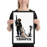 Trooper Framed poster - The Bloodhound Shop