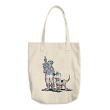 Soldier Hound Cotton Tote Bag - The Bloodhound Shop