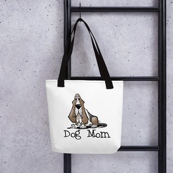 Basset- Dog Mom FBC Tote bag - The Bloodhound Shop