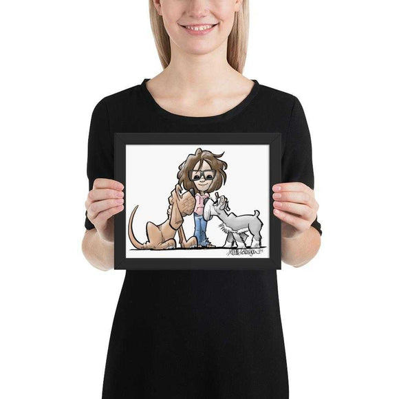 James Johnson Design Framed poster - The Bloodhound Shop